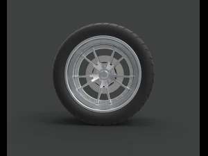 Rear wheel from ice charger 3D Model