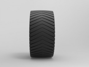 Rear wheel from pulling tractor Modelo 3D