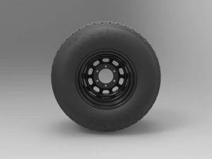 Wheel from batpod 3D Model