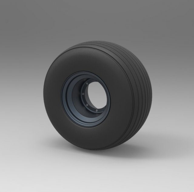 Wheel from scrooser 3D Model .c4d .max .obj .3ds .fbx .stl .blend 