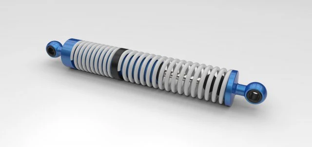 Shock absorber 3D Model .c4d .max .obj .3ds .fbx .stl .blend 