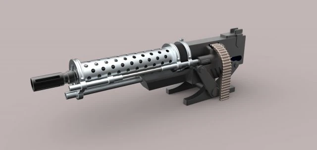 Machine 3D Model .c4d .max .obj .3ds .fbx .stl .blend 