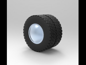 Double wheel 3D Model