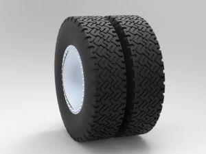Double wheel 3D Model