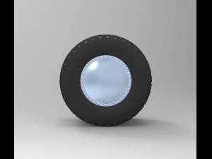 Double wheel 3D Model