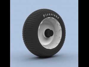 Wheel from monster truck 3D Модель