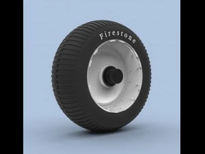 Wheel from monster truck 3D Model