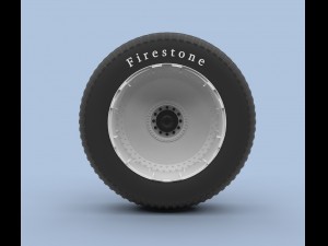 Wheel from monster truck 3D Модель