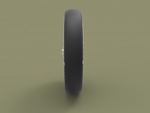 Wheel from record jet car 3D 모델
