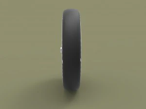 Wheel from record jet car 3D Model