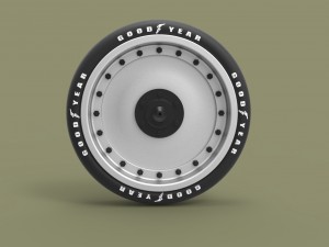 Wheel from record jet car 3D 모델