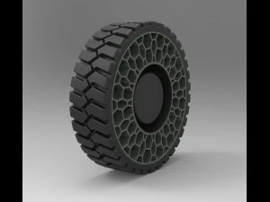 Twheel for hammer h1 3D Model