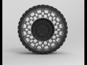 Twheel for hammer h1 3D Модель