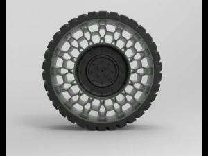 Twheel for hammer h1 3D Model