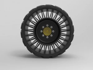 Rueda del cargador frontal Modelo 3D