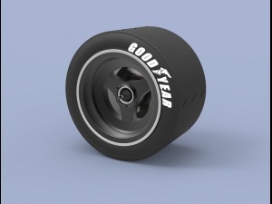 Sport wheel Model 3D