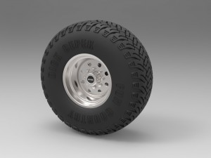 Offroad wheel 3D Model