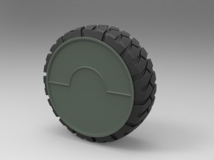 Offroad wheel 3D-Modell