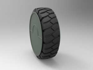 Offroad wheel 3D Model