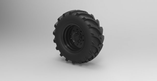 Offroad wheel 3D Model .c4d .max .obj .3ds .fbx .stl .blend 