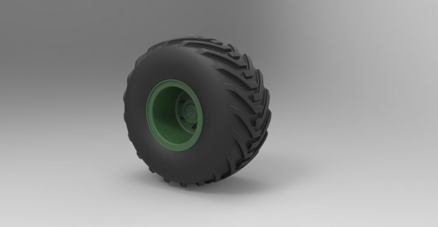 Offroad wheel 3D Model .c4d .max .obj .3ds .fbx .stl .blend 