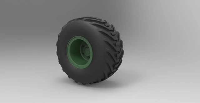 Offroad wheel 3D Model .c4d .max .obj .3ds .fbx .stl .blend 