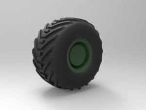 Offroad wheel 3D Model