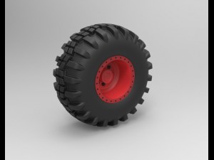 Offroad wheel 3D Model