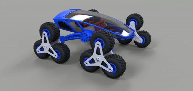 Rover ii 3D Model .c4d .max .obj .3ds .fbx .stl .blend 