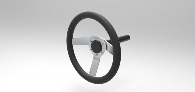 Stearing wheel 1 3D Model .c4d .max .obj .3ds .fbx .stl .blend 