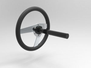 Stearing wheel 1 3D Model