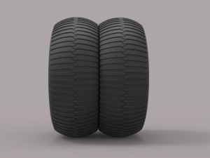 Double wheel from monster truck 3D Модель