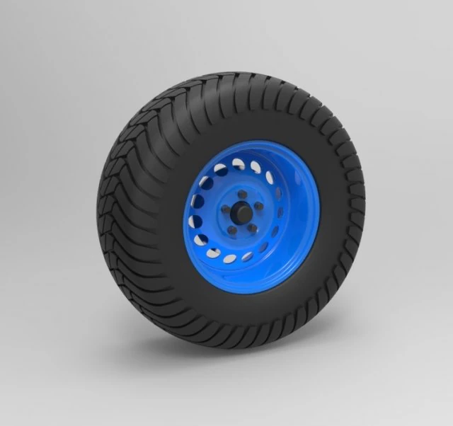 Offroad wheel 3D Model .c4d .max .obj .3ds .fbx .stl .blend 