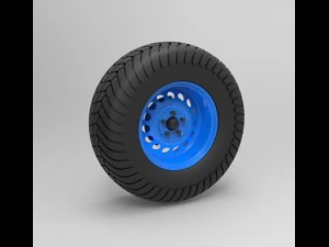 Roda off-road Modelo 3D