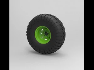 Offroad wheel 3D Model