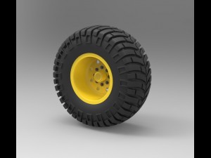 Offroad wheel 3D Model