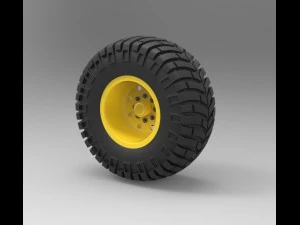 オフロードホイール 3Dモデル