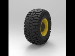 Offroad wheel 3D Model
