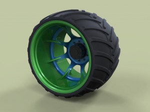 Offroad wheel 3D Модель