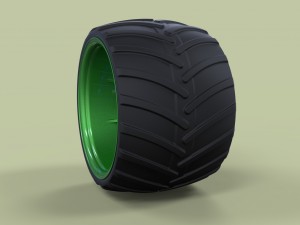 Offroad wheel Model 3D