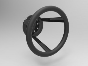 Stearing wheel 2 Model 3D