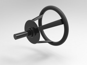 Stearing wheel 2 Model 3D