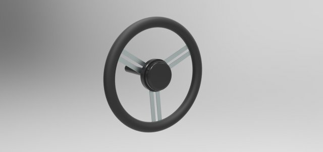Stearing wheel 4 3D Model .c4d .max .obj .3ds .fbx .stl .blend 