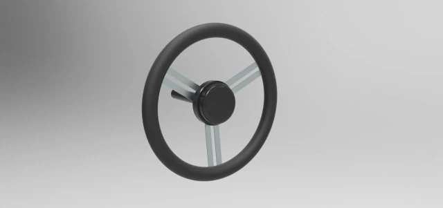 Stearing wheel 4 3D Model .c4d .max .obj .3ds .fbx .stl .blend