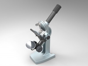 Light microscope 3D Model