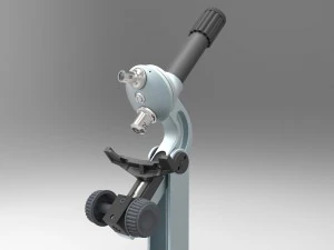 光学显微镜 3D 模型