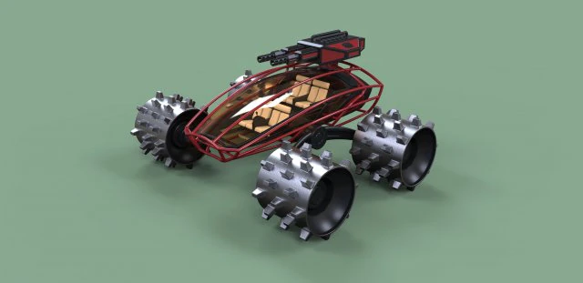 Zombie compactor 3D Model .c4d .max .obj .3ds .fbx .stl .blend 