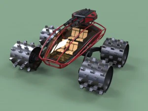 Zombie compactor 3D Model