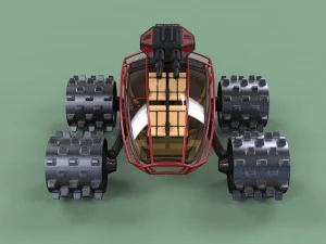 Zombie compactor 3D Model