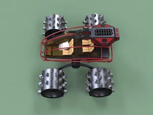 Zombie compactor 3D Model
